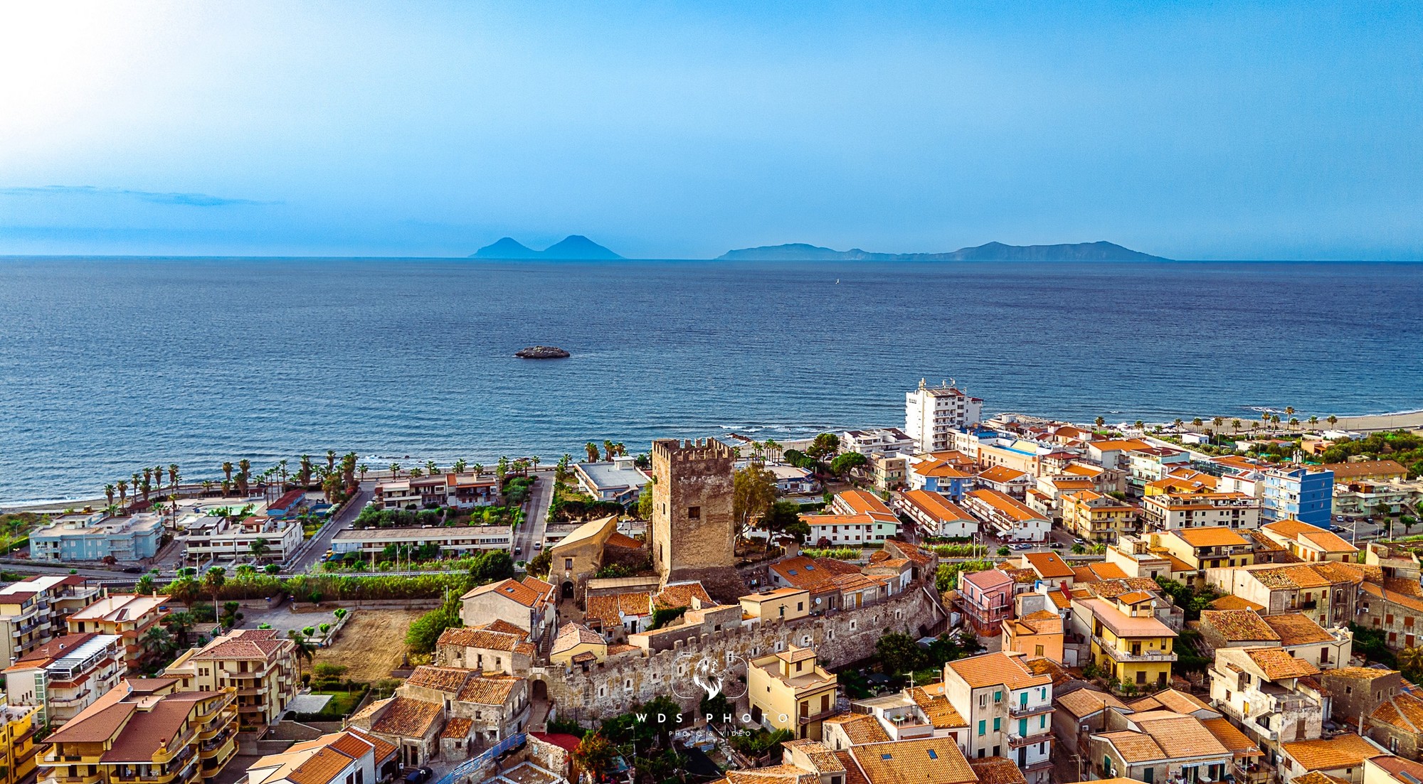 Veduta di Brolo, Sicilia